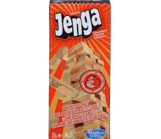 Juego De Mesa Jenga Hasbro Gaming para 1 o más jugadores (a partir de 6 años)