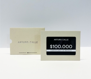 Bono /Arturo Calle/  Valido por $100.000  /