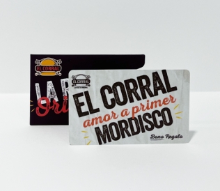 Bono / El Corral /  Valido por $40.000  /